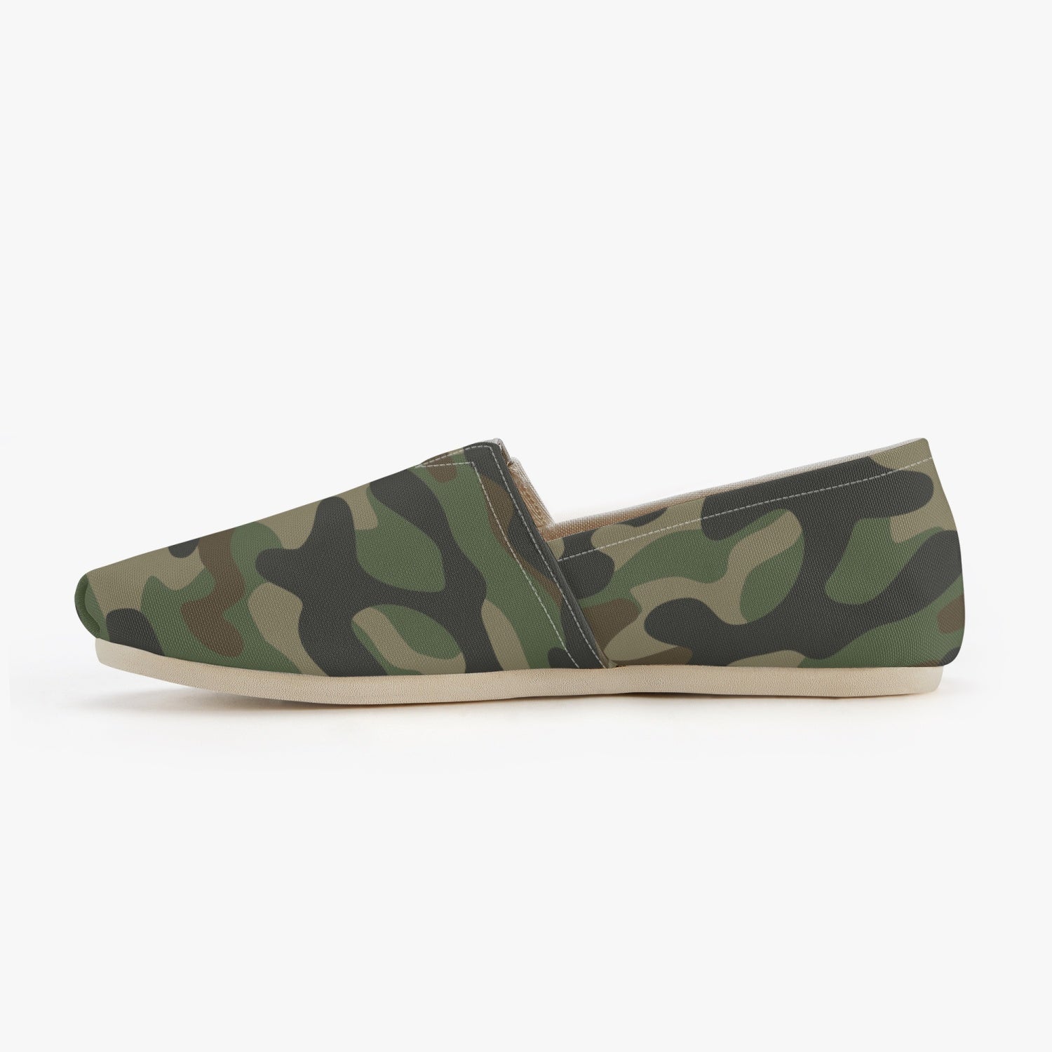 Camo Toms | Military Brown Camouflage Canvas Shoes