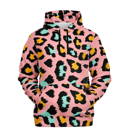 Leopard Print Hoodie | Pink Panther in Black & Yellow | Camo Colors