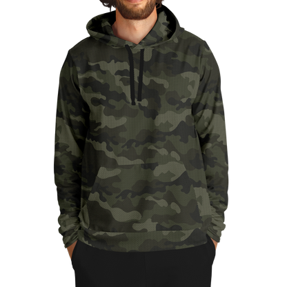 Brown Camo Hoodie | Digital Dotted Camouflage