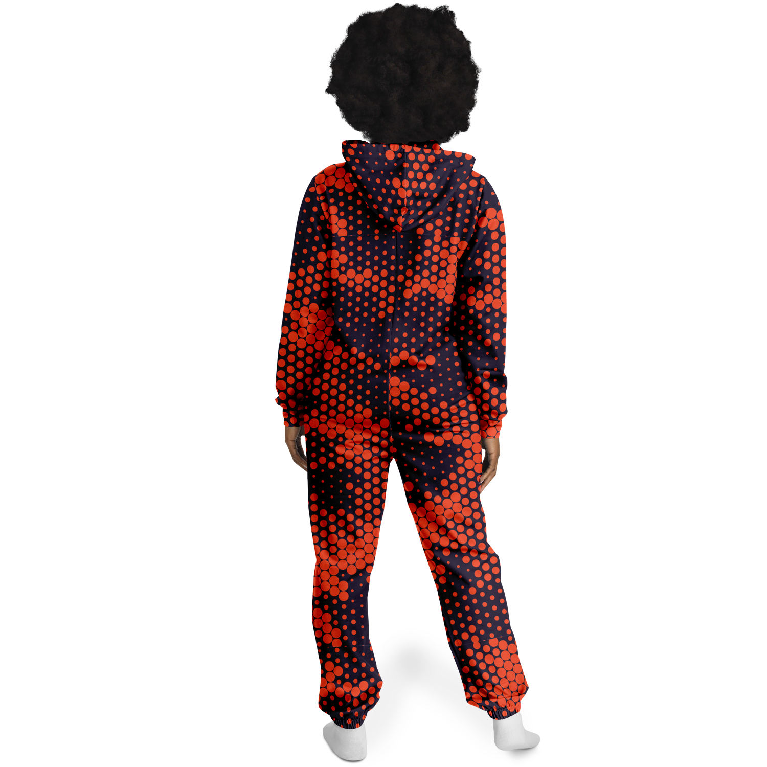 Camo Onesie | Orange and Blue Digital Camouflage