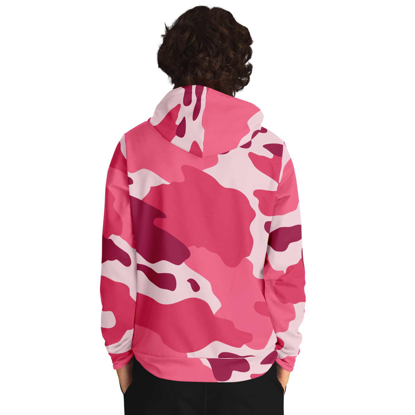 Camo Hoodie | Cherry, Piggy Pink and Rich Maroon Camouflage