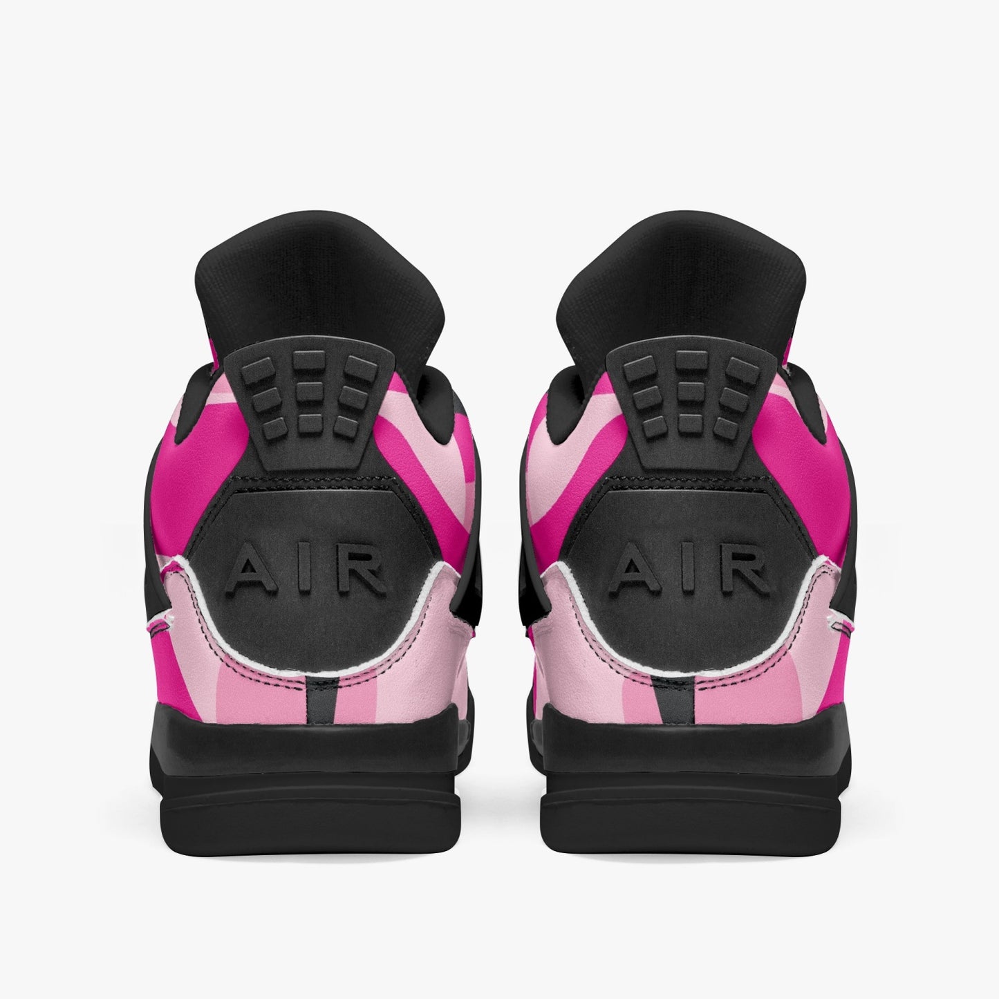 Camo Jordans AJ4 | Pink Candy, Black, & Cerise Camouflage