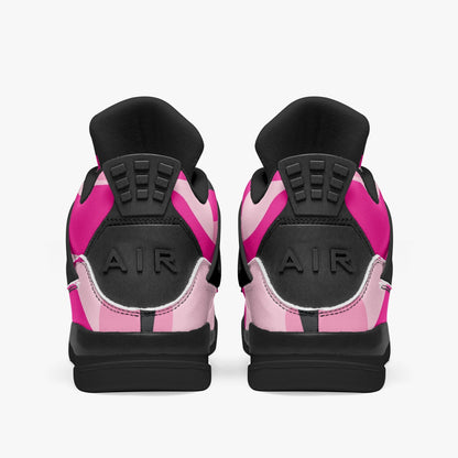 Camo Jordans AJ4 | Pink Candy, Black, & Cerise Camouflage