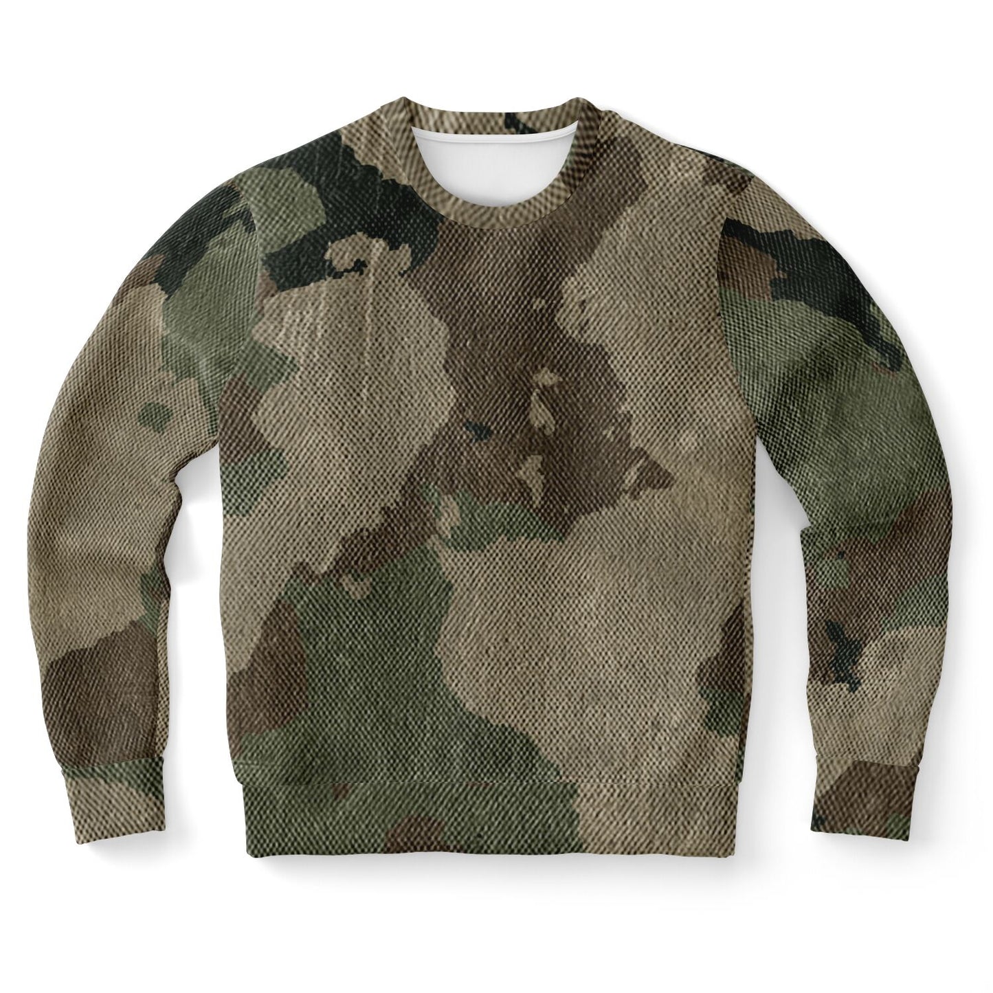 Camo Sweatshirt | Unisex | Dirty Old Brown