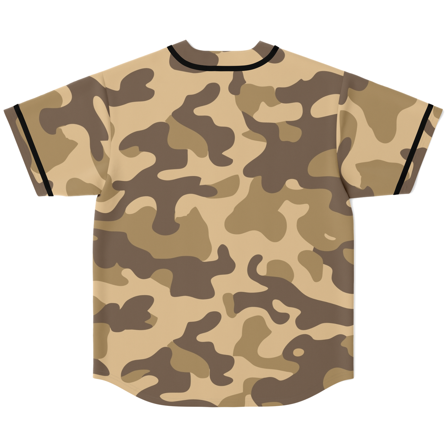 Camo Baseball Jersey | Khaki Camouflage