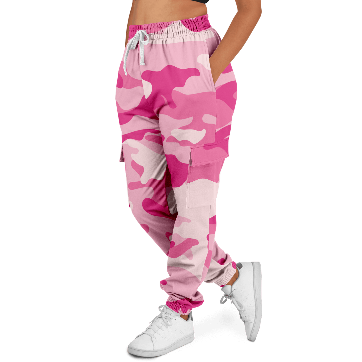 Camo Cargo Pants | Unisex | Lavender Pink Camouflage