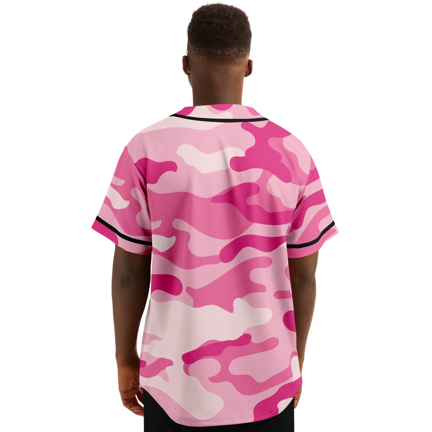 Camo Baseball Jersey | Lavender Pink Camouflage