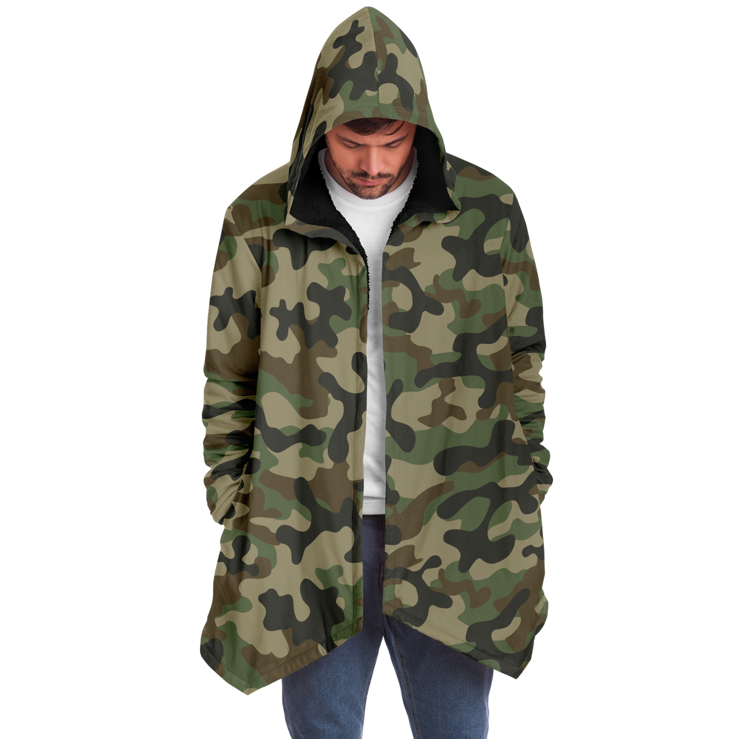 Camo Cloak | Military Brown Camouflage | Microfleece