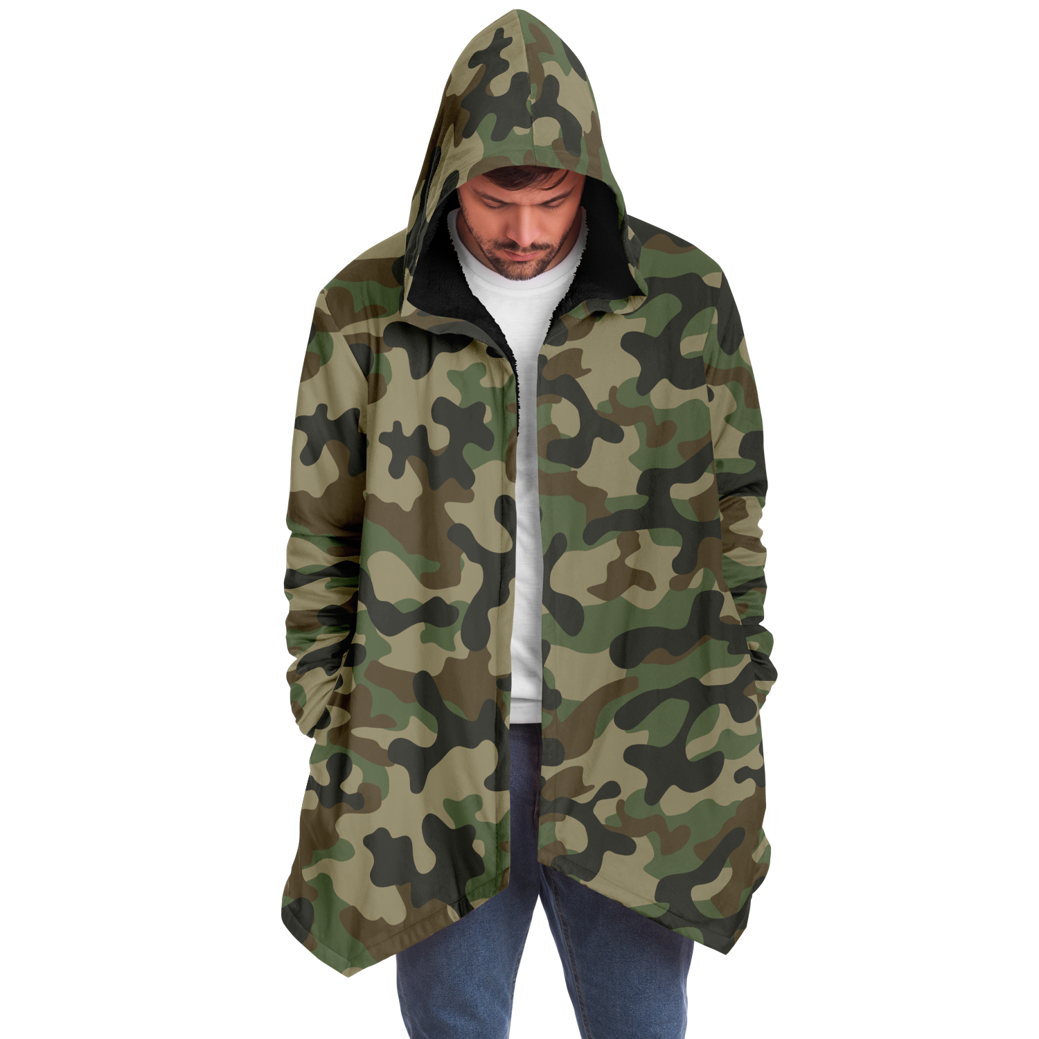 Camo Cloak | Military Brown Camouflage | Microfleece