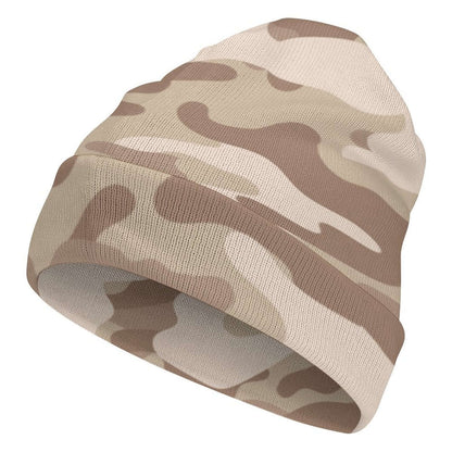 Camo Beanie | Desert Brown Camouflage