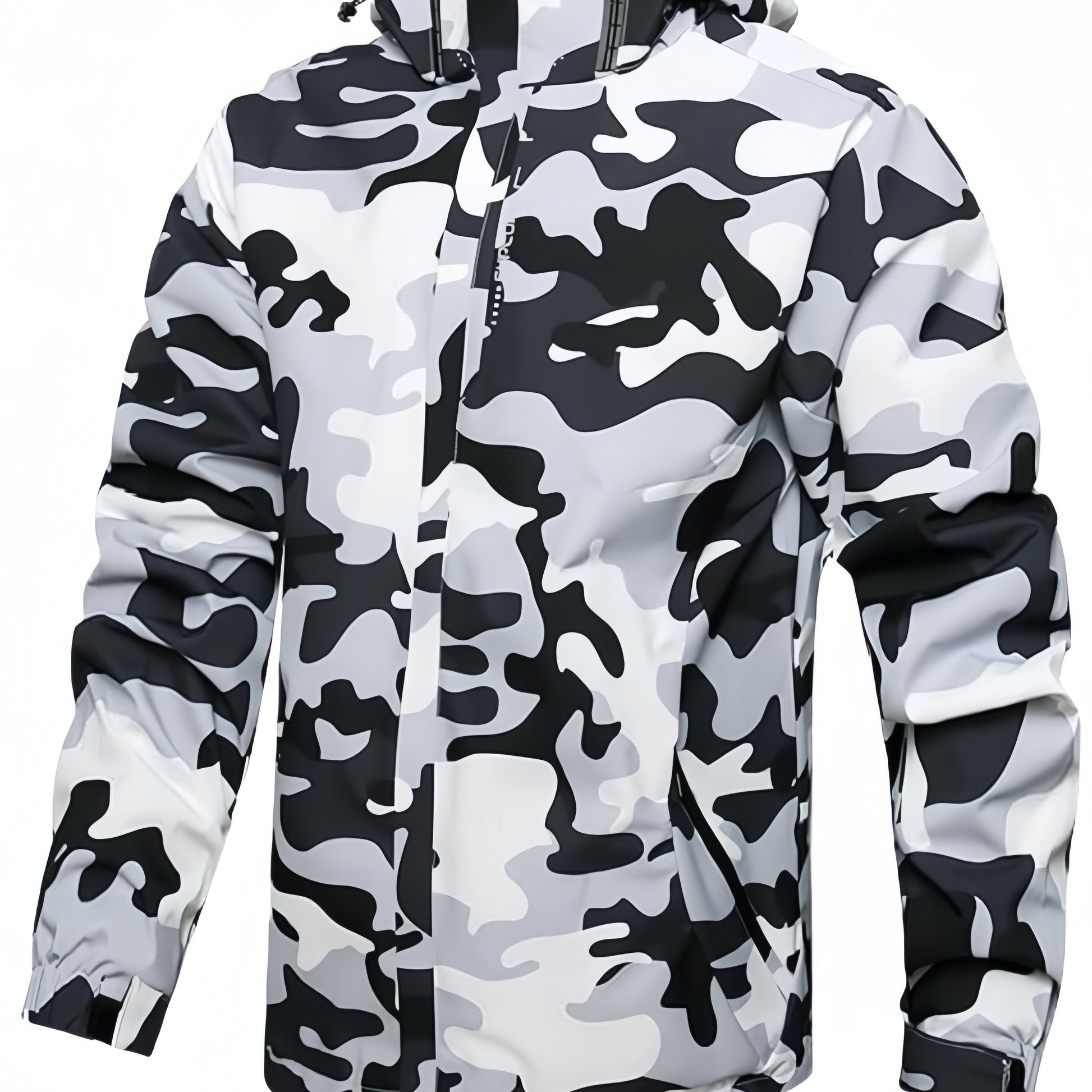 Men's Camo Windbreaker Jacket | Waterproof, Warm & Stylish