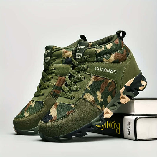 Women's Breathable Mesh Camo Sneakers with Hidden Height Boost Camo Colors