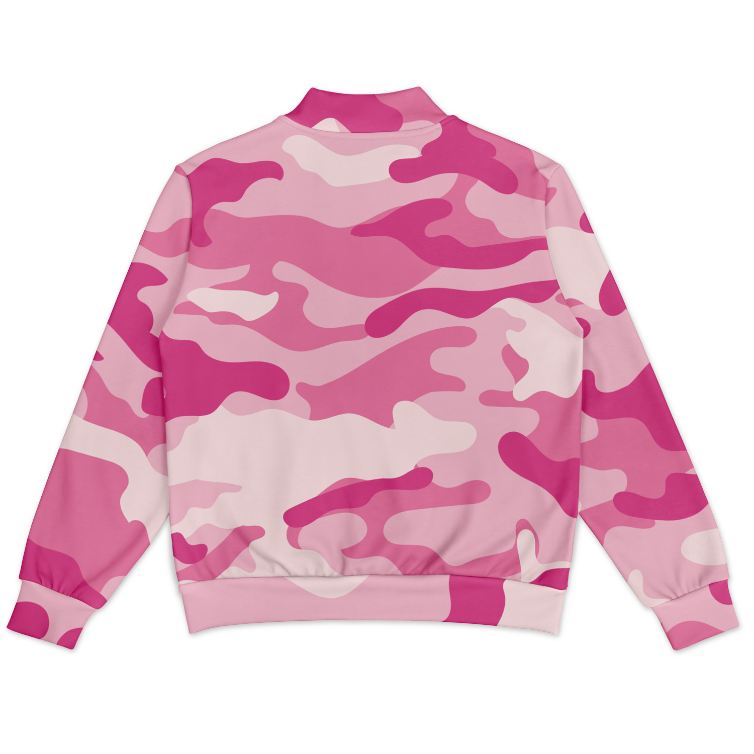 Pink Baseball Jacket | Lavender Camouflage Tones