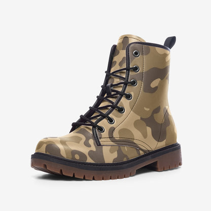 Camo Boots | Leather Camouflage in Classic Khaki