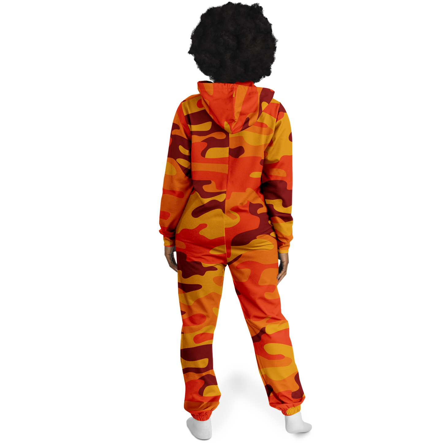 Camo Onesie | Orange and Red Camouflage