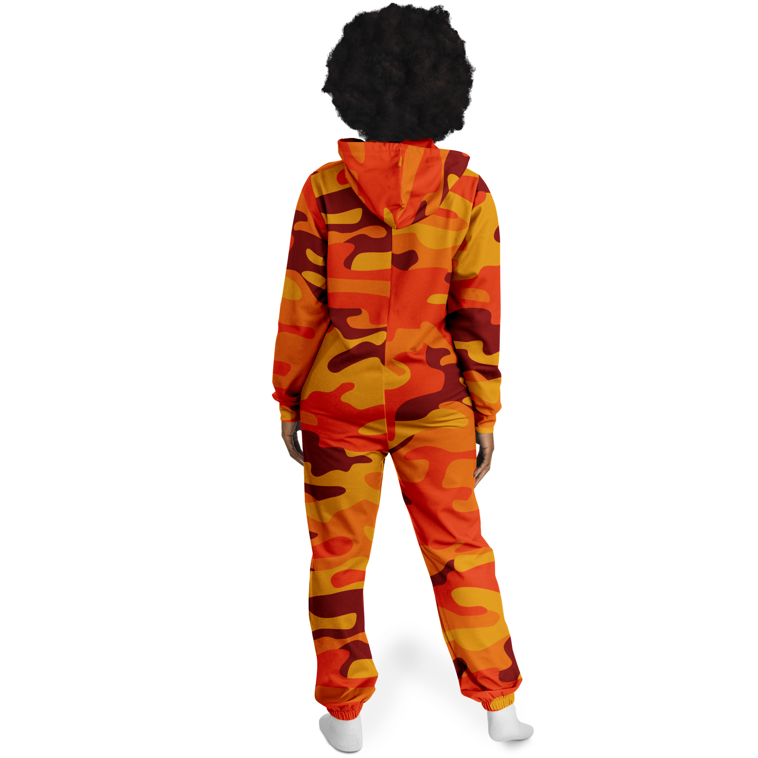 Camo Onesie | Orange and Red Camouflage