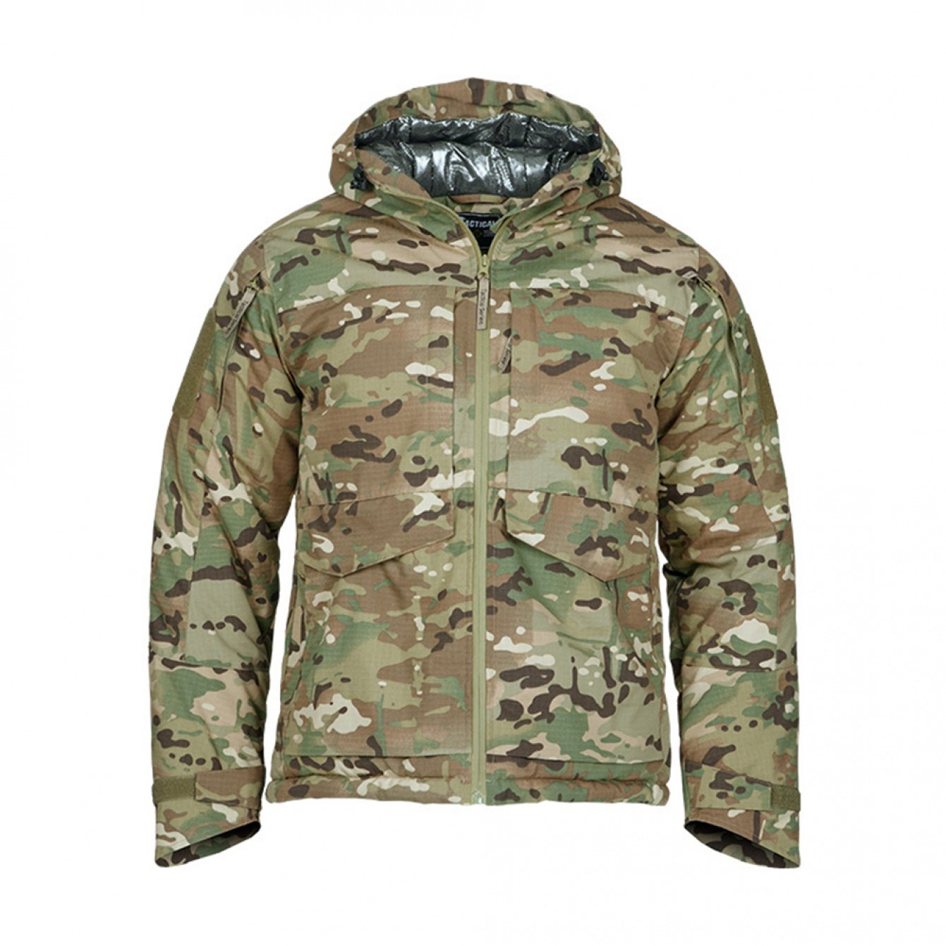 Winter Tactical Camo Coat: Cotton-Padded, Water-Repellent, Warm