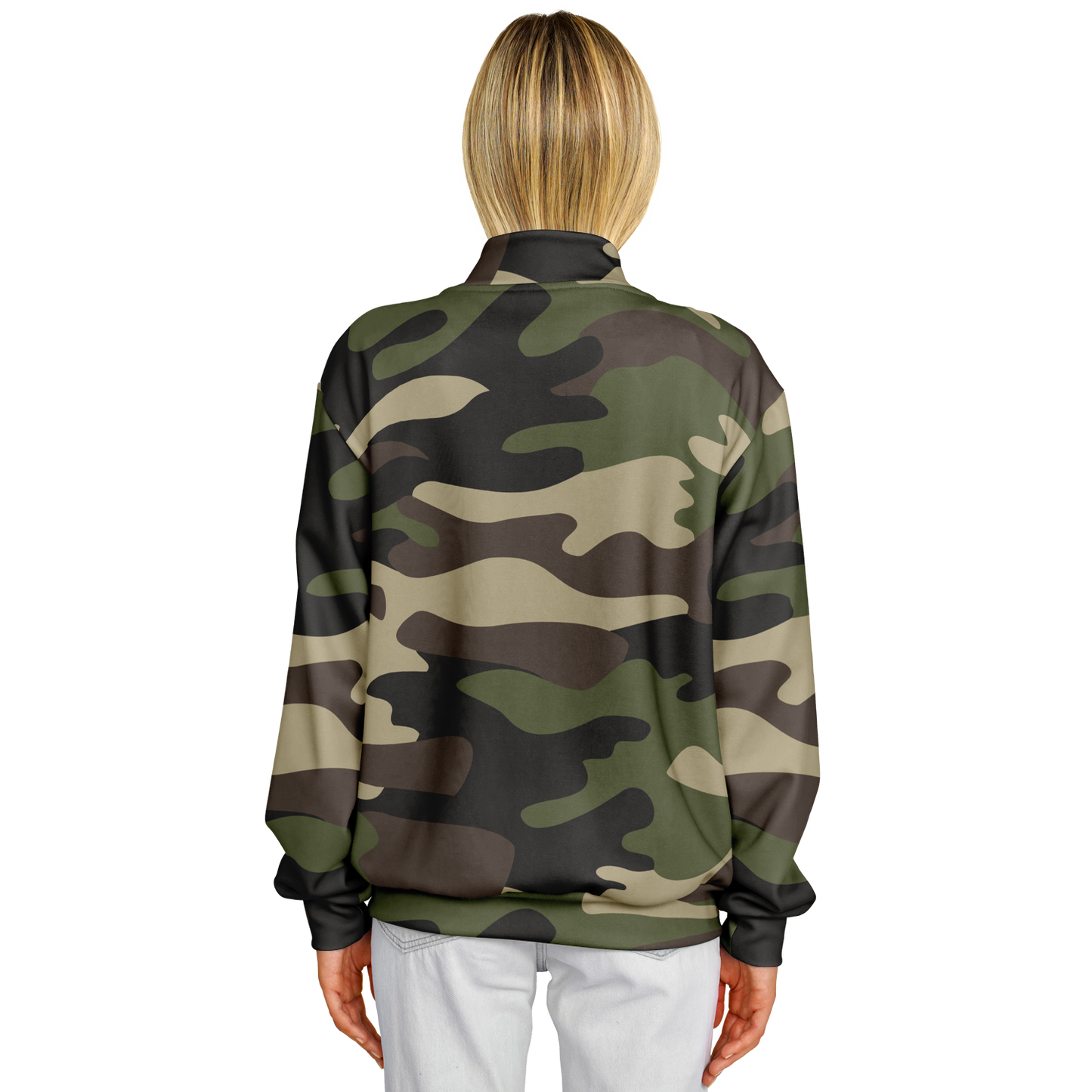 Baseball Jacket | Classic Green Camouflage | Unisex