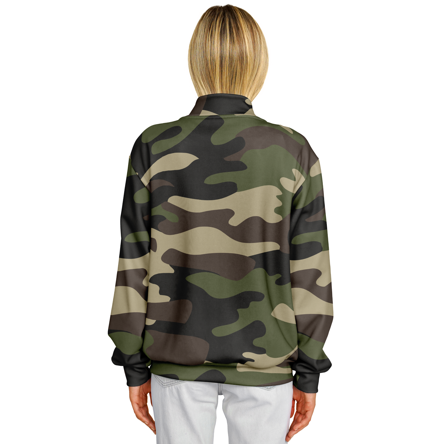 Baseball Jacket | Classic Green Camouflage | Unisex