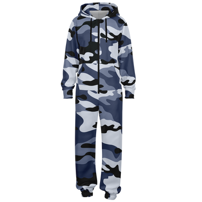 Camo Onesie | Light Blue Camouflage