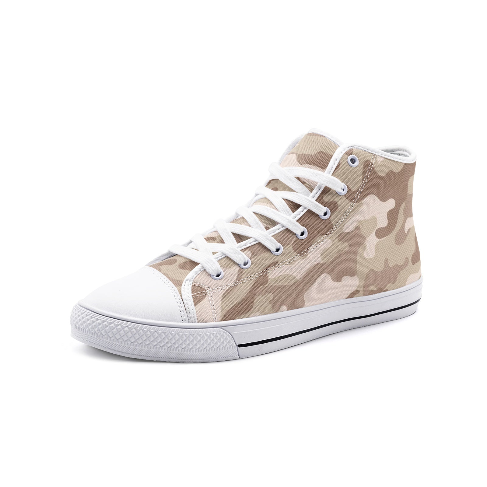 Camo Shoes | Low Top Canvas | Desert Brown Camouflage