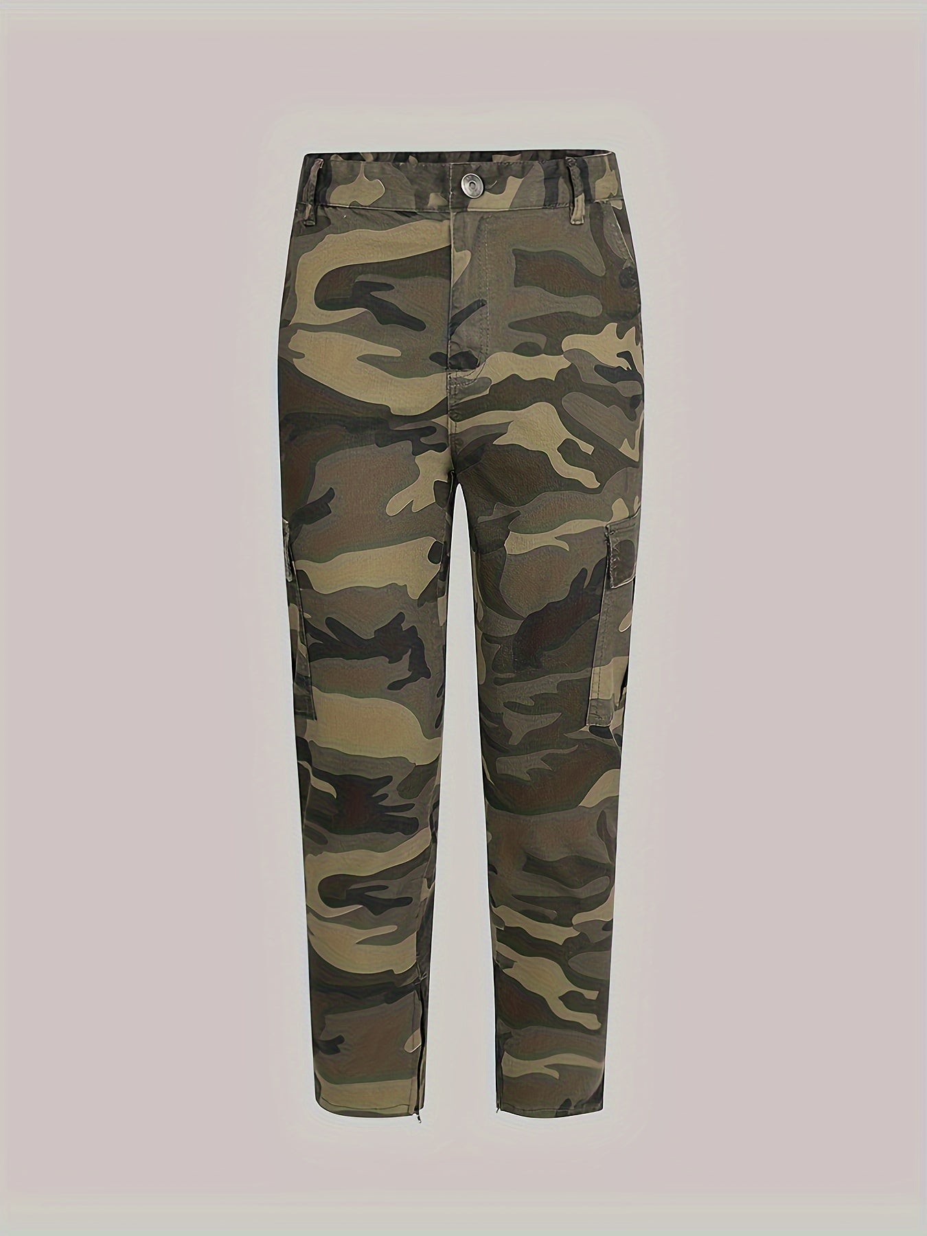 Men's Slim-Fit Camo Jeans | Stretch Denim, Casual Style