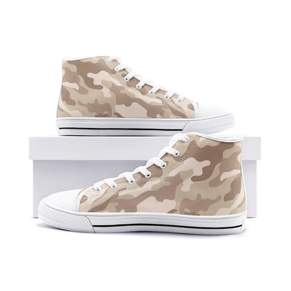 Camo Shoes | Low Top Canvas | Desert Brown Camouflage