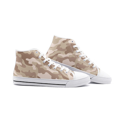 Camo Shoes | Low Top Canvas | Desert Brown Camouflage