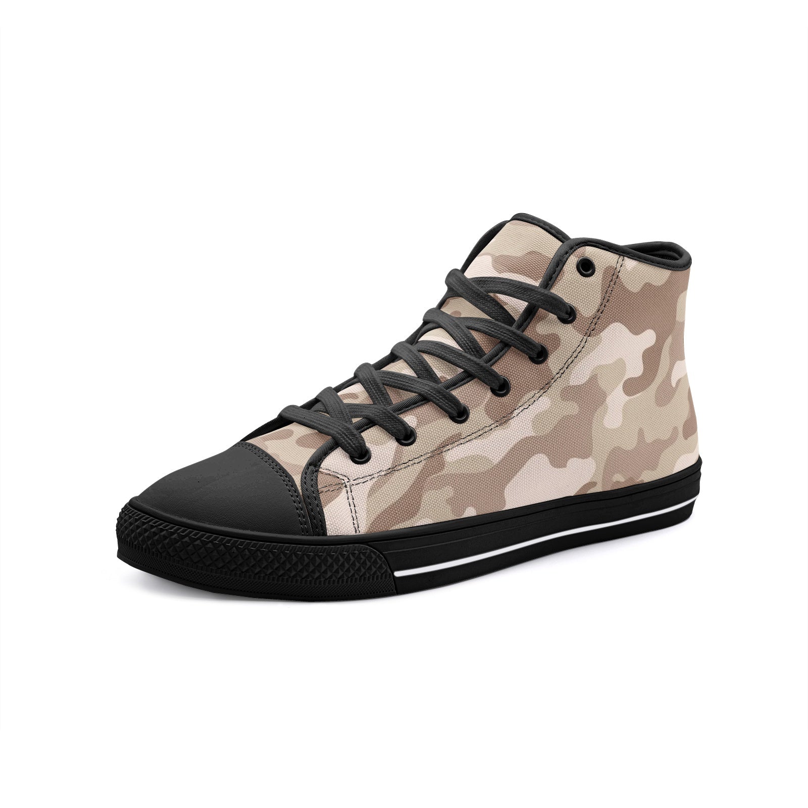 Camo Shoes | Low Top Canvas | Desert Brown Camouflage