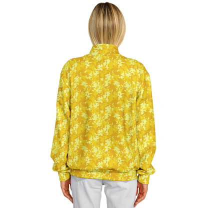 Baseball Jacket in Yellow Pixel Camouflage