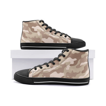 Camo Shoes | Low Top Canvas | Desert Brown Camouflage