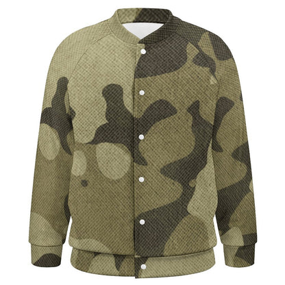 Men's Camo Jacket | Green Fabric Camouflage