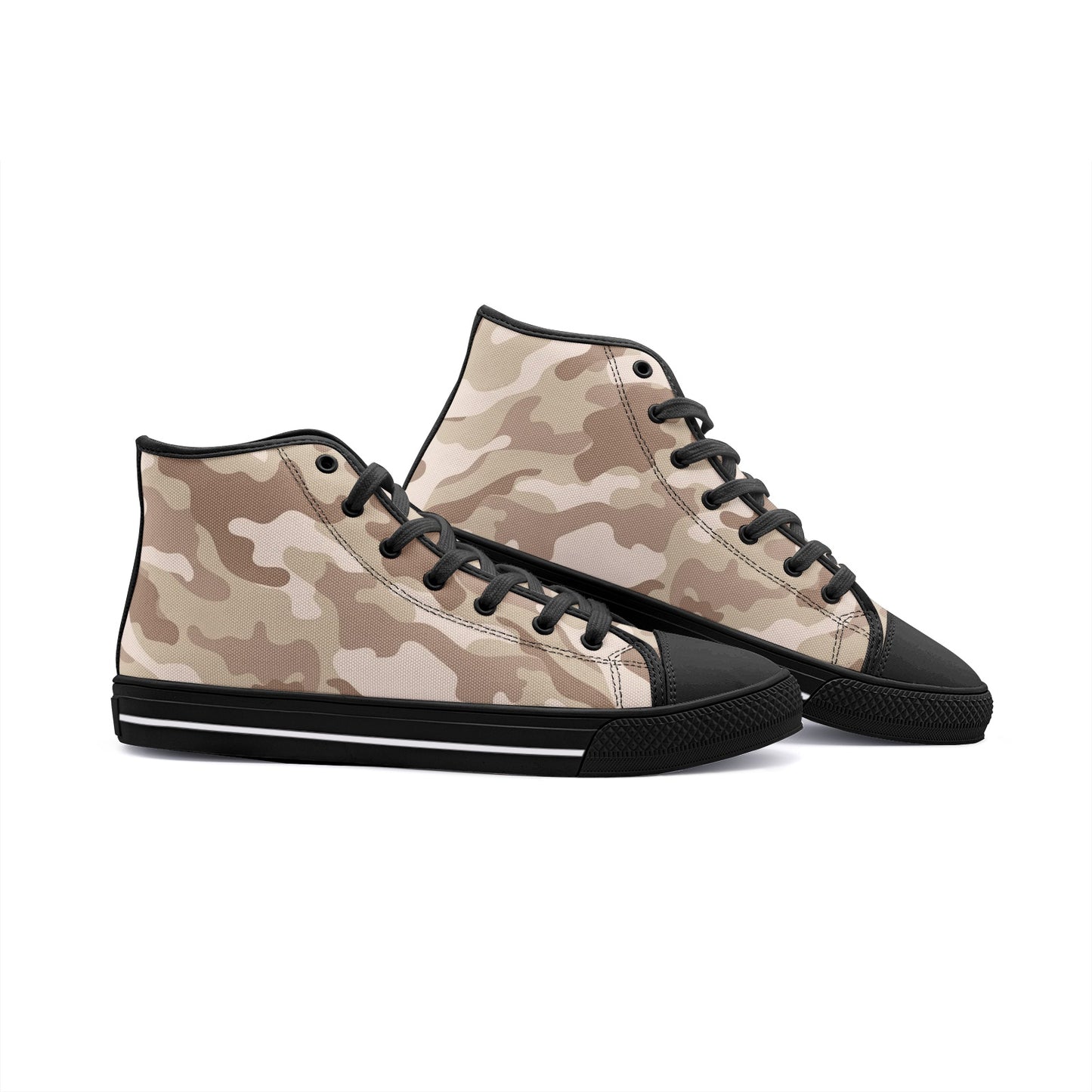 Camo Shoes | Low Top Canvas | Desert Brown Camouflage