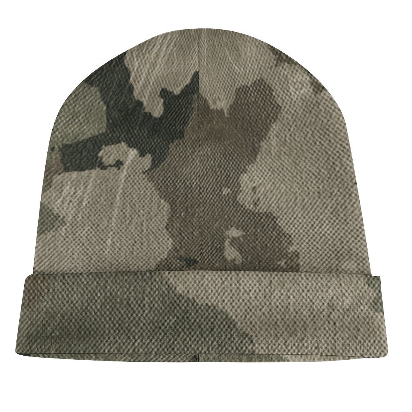 Camo Beanie | Dirty Old Brown Camouflage