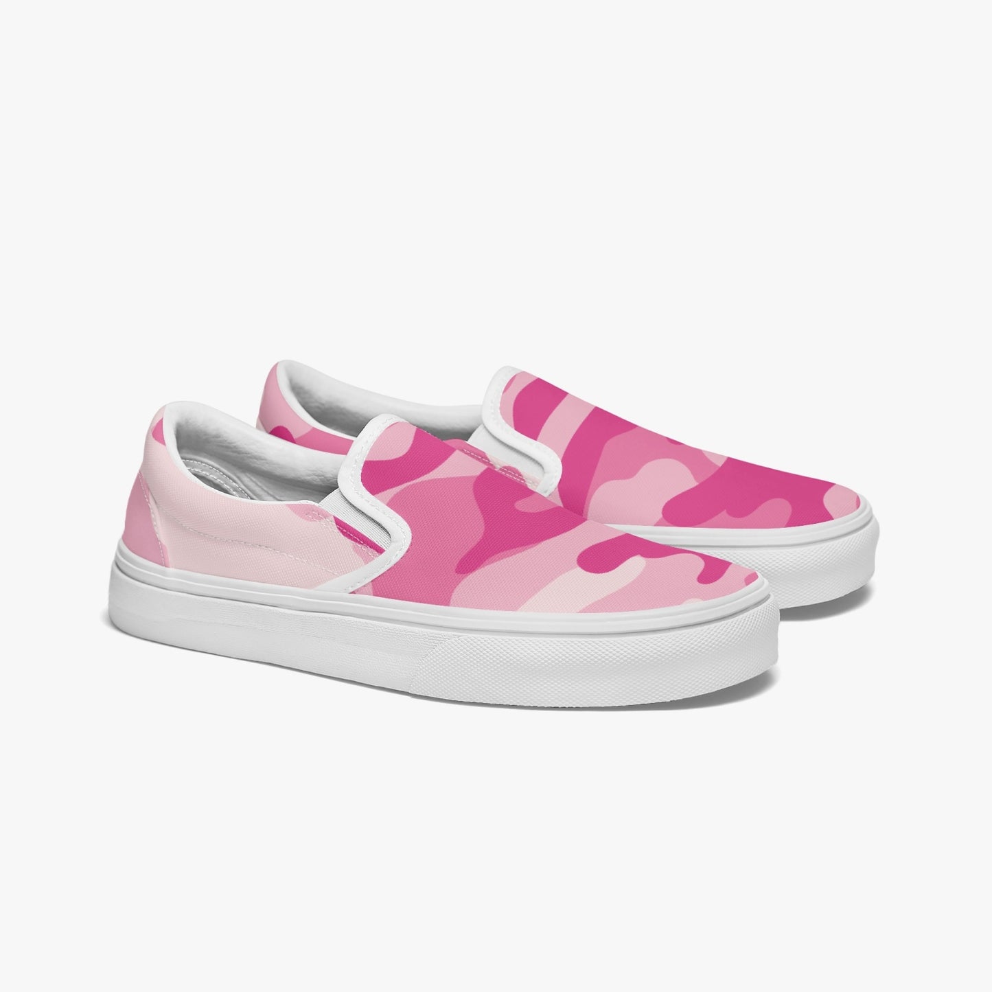 Camo Slip-On Shoes | Lavender Pink Camouflage