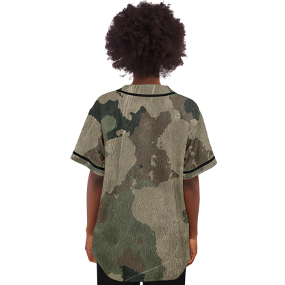 Camo Baseball Jersey | Dirty Old Brown Camouflage