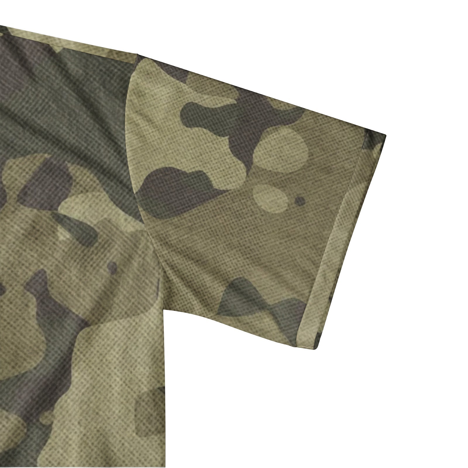 Camo Golf Shirt | Green Fabric Camouflage