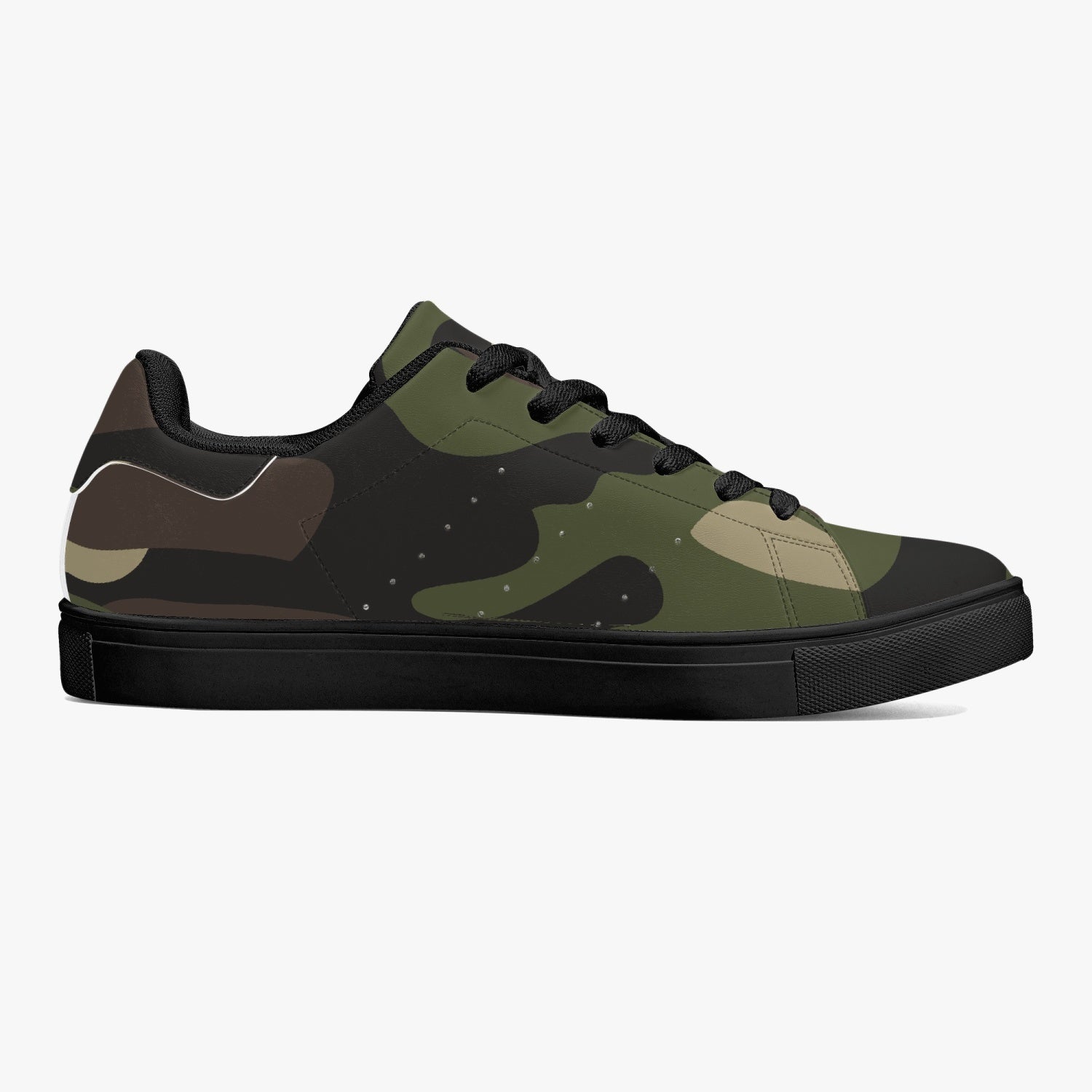 Camo Sneakers | Classic Low-Top Leather | Classic Green