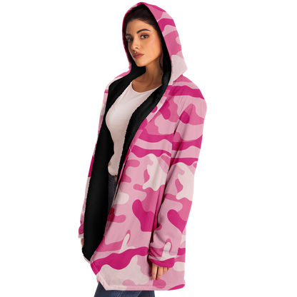 Camo Cloak | Lavender Pink Camouflage | Microfleece