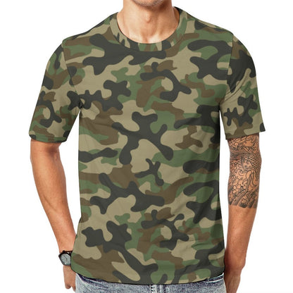 Camo Shirt | Military Brown Camouflage T