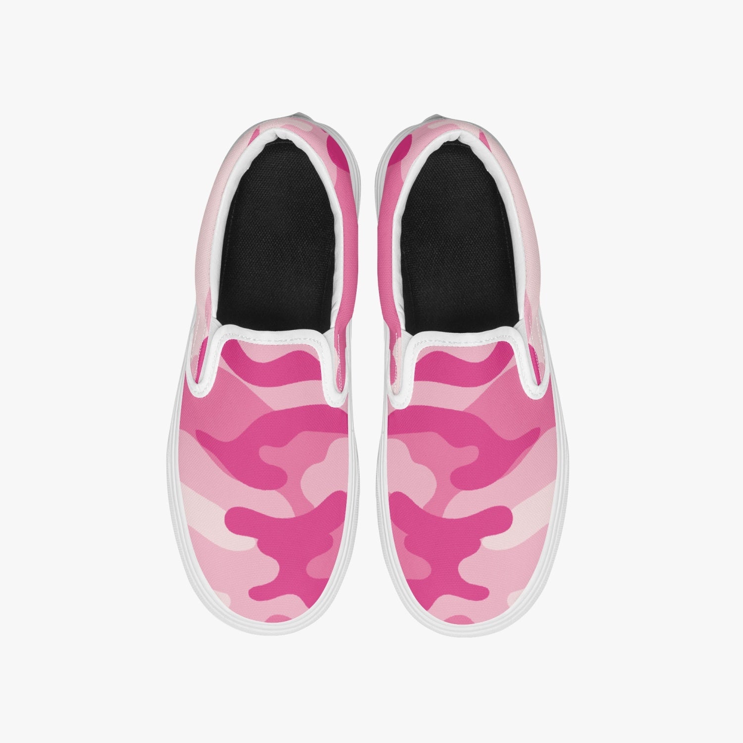 Camo Slip-On Shoes | Lavender Pink Camouflage