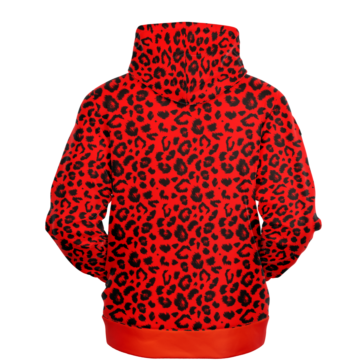 Leopard Hoodie | Unisex | Red and Black