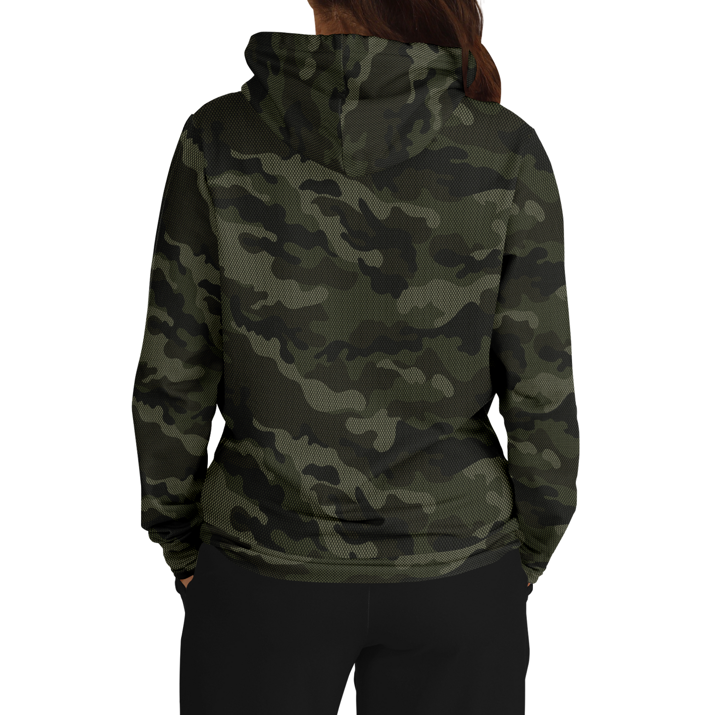 Brown Camo Hoodie | Digital Dotted Camouflage