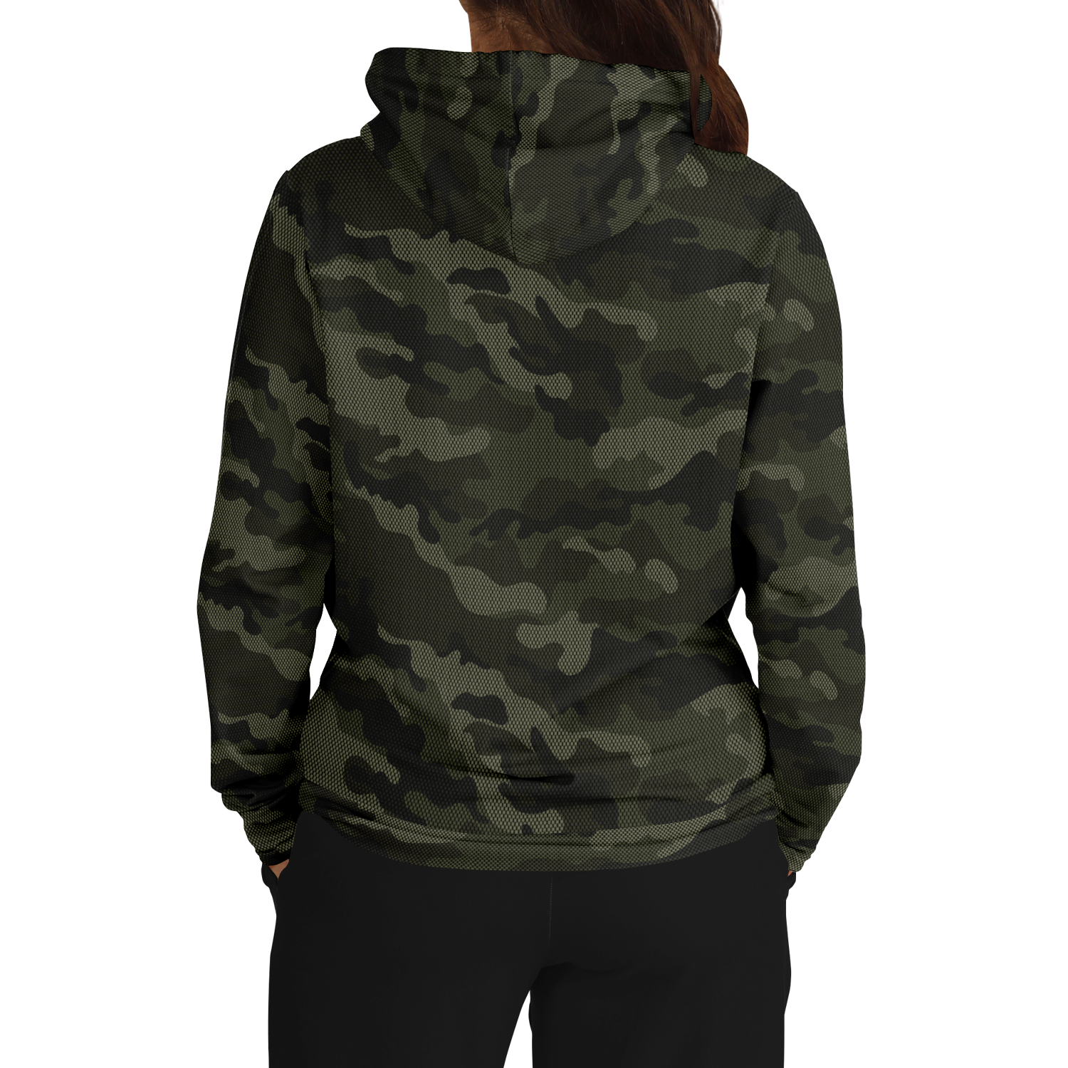 Brown Camo Hoodie | Digital Dotted Camouflage