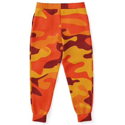 Camo Sweatpants | Unisex | Orange & Red