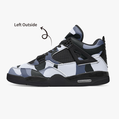 Camo Jordans AJ4 | Light Blue Camouflage