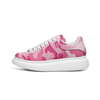 Oversized McQueen Sneakers | Lavender Pink Camouflage