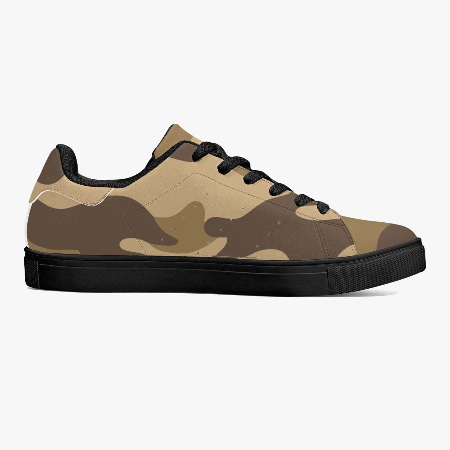 Camo Sneakers | Classic Low-Top Leather | Khaki