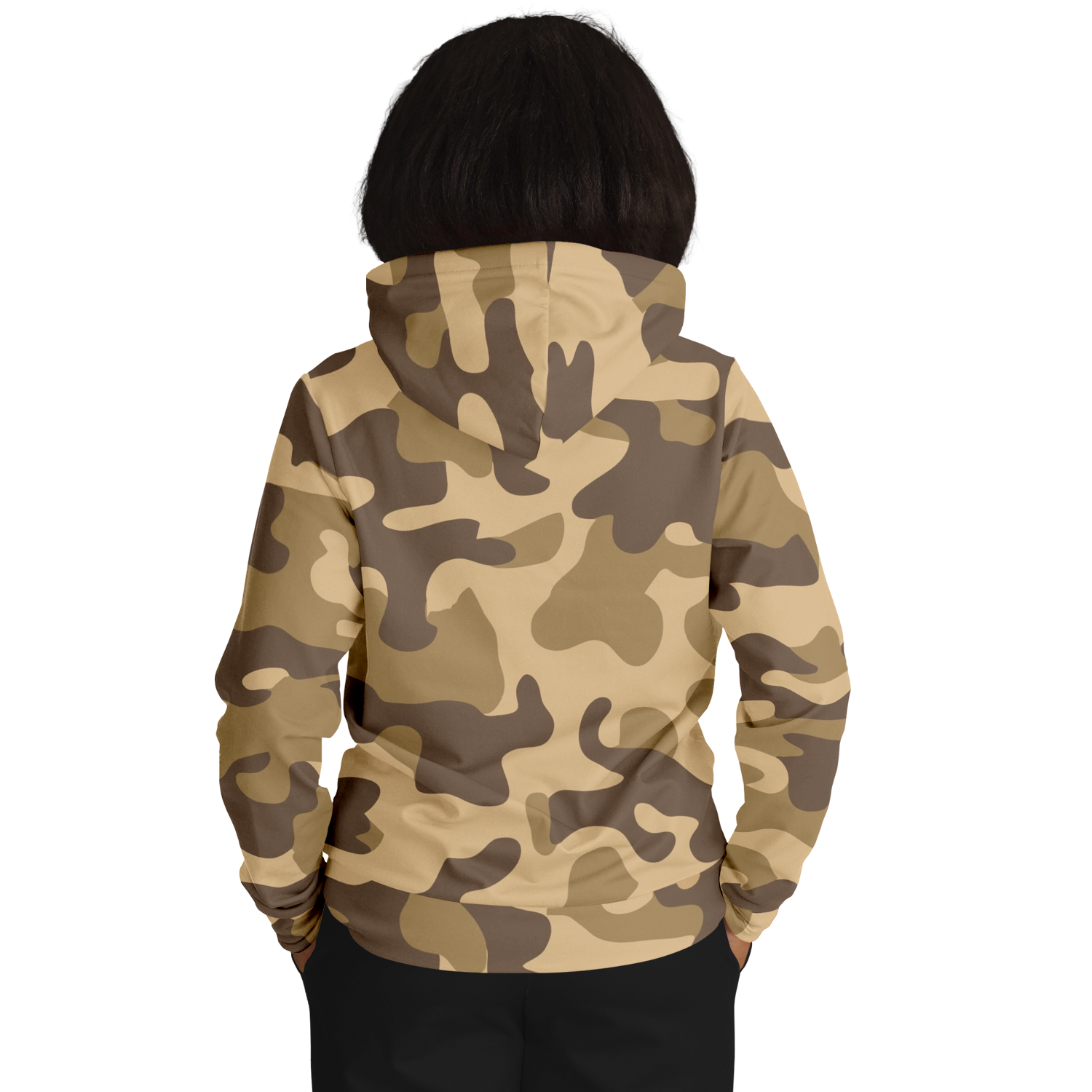 Camo Hoodie | Khaki Camouflage Pullover