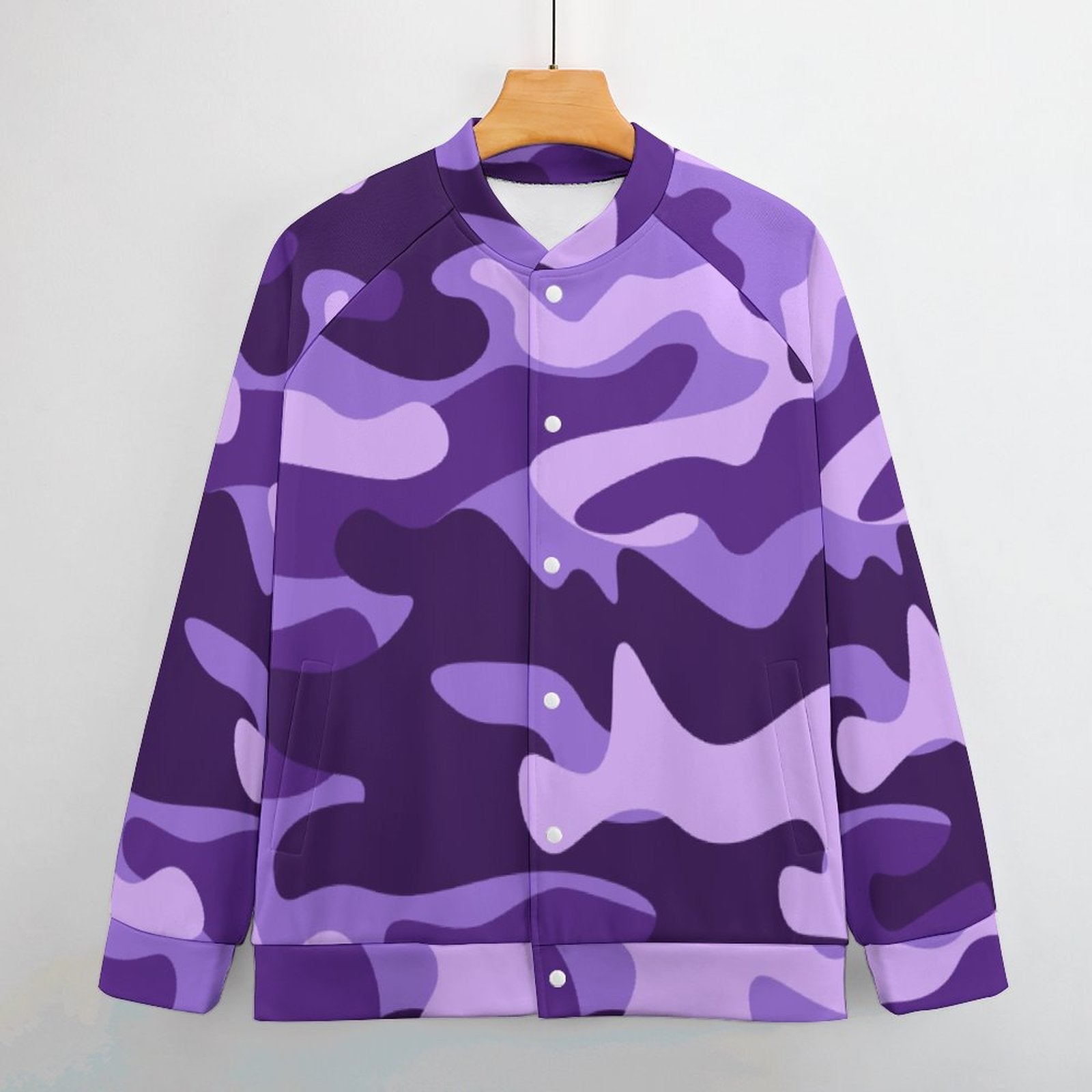 Men's Camo Jacket | Purple Purple, Blue & Mauve Camouflage